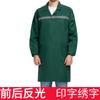 Casaco longo roupas de trabalho casaco de manga comprida roupas de trabalho resistente ao desgaste resistente a manchas impressão personalizada à prova de poeira manuseio proteção do trabalho casaco longo roupas de trabalho