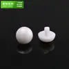 Botão de cogumelo de plástico Botão de cabeça lisa dourado com galvanoplastia UV Botão de cabeça lisa pintado por spray Botão de olho de animal nariz de animal para DIY