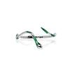 Pulseira de cobra espírito pingando óleo Slytherin cobra quintal garota legal fechou os olhos em pulseira de epóxi cor esmalte nicho estudante sênior
