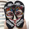 Tendência Nacional Panda Novas Chinelas Masculinas Antiderrapantes Para Usar Fora de Casa Verão Outdoor Chinelos Sandálias de Praia Masculinas Modernas
