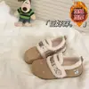 Sapatos Birkenstock de Calçar com Forro de Fleece para Mulheres, Novos Sapatos Peludos Quentes de Inverno 2026, Tênis Brancos, Sapatos de Algodão de Camada Dupla para Mulheres