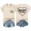 Camiseta Feminina Confortável e Elegante de Manga Curta com Decote em V Kind Dedicated Social Amazon Wish Site Independente