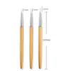 Set de pinceles de línea estilo japonés transfronterizo para nail art, incluyendo pinceles de punta fina para dibujar patrones, crear diseños, difuminar colores y aplicar esmalte en gel