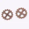 Accesorios para Joyería de Aleación Retro DIY Steampunk Colgante de Engranaje de 13 mm Colgante para Collar Pulsera Cruz Venta Caliente Transfronteriza