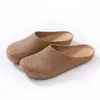 Zapatos de Chef de Punta Cerrada sin Cordones para Mujer de Verano para Exteriores de un Solo Paso Zapatos de Seguridad para el Trabajo Chanclas Casuales Transpirables Perforadas Semi-Cerradas