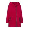 2024 Aliexpress Amazon Más Vendido Moda Cremallera Lateral Chaqueta de Terciopelo con Capucha Sudadera Mujer
