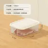 Caja de Almacenamiento de Alimentos Conservación de Verduras Capa Congelador Carne Congelada Refrigerador Almacenamiento de Alimentos Compartimento para Frutas Caja de Almacenamiento Apta para Microondas