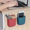 Liquidação Caixa de Armazenamento de Controle Remoto de Montagem na Parede Sem Furos Quadrada para Quarto Suporte de Controle Remoto Prateleira de Armazenamento de Controle Remoto