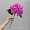 Hortensia hidratante de tacto real, decoración de boda, exhibición floral suave para hotel, decoración de mesa de sala de estar, fotografía de flores falsas