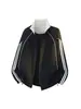 Chaqueta deportiva de dos tonos con cuello alto y cierre de cremallera, chaqueta corta versátil casual nueva de primavera y otoño para hombres y mujeres