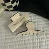 Lazy Wind ~ Pinza de Ácido Acético Francés Conmutador Corea del Sur Sentido Avanzado Horquilla de Doble Cara Horquilla para la Parte Posterior de la Cabeza Pinza de Tiburón Femenina