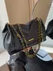 Bolsa de hombro tipo tote de gran capacidad, tendencia retro transfronteriza, para mujer, nueva 2026, pequeña, de nicho, con cadena simple, de un solo hombro