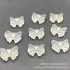 Ágata Branca de Gelo Natural com Furo Acessórios para Gatos Calcedônia DIY Colar de Clavícula Pulseira Pequenos Acessórios de Gota Atacado