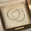 Pendientes Redondos de Gota de Agua Cepillados Plateados Retro para Mujer Ganchos para Oreja Joyería para Orejas de Alta Gama 2026 Nuevo Más Vendido Joyería de Oreja a la Moda