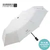 Sombrilla publicitaria de doble costilla totalmente automática 8K, sombrilla con protección solar con recubrimiento negro para días soleados y lluviosos, sombrilla de regalo corporativo con impresión de logotipo disponible para personalización en volumen