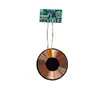 Receptor inalámbrico de 5W/10W con núcleo de recolección inglés y lámina magnética aislante, bobina receptora de carga inalámbrica 5V/9V 1.5A