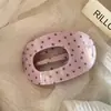 2026 Novo Elegante Presilha de Garra Grande Pelúcia Retro Presilha de Cabelo para Nuca Flor Bico de Pato Presilha de Cabelo para Mulheres