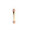 Directo de fábrica nuevo pincel para sombras de ojos de doble punta 5.5CM aplicador de sombras de ojos de doble punta algodón látex pincel para sombras de ojos herramienta de maquillaje