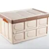Envío Gratis Caja de Almacenamiento Plegable con Tapa de Madera Sala de Estar Juguetes Libros Artículos Varios Caja de Almacenamiento Maletero de Coche Caja para Azulejos