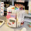 Portalápices Giratorio 360° de Súper Gran Capacidad, Marcadores, Bolígrafos de Colores, Almacenamiento de Escritorio, Pinceles para Niños, Portalápices de Escritorio para Niñas