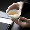 Copos Mestre de Parede Fina Pintados à Mão Azul e Branco das Dinastias Tang e Song, Copos de Degustação Coloridos por Baixo do Esmalte para Conjunto de Chá Kung Fu, Copos de Degustação Estilo Erudito para Casa