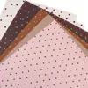 Papel de Regalo de Lunares para Otoño e Invierno, Empaque de Ramo Estilo Maillard de Lunares, Empaque de Regalo de Lunares Retro DIY