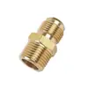 Tuerca de unión de extensión para tubería de cobre de aire acondicionado conector doble conector de unión todo cobre engrosado rosca de tubería de cobre rosca macho