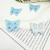 En stock Multicolor Combinación para todo Bordado Mariposa Etiqueta de Tela Pegatina de Tela Marca Tejida Costura DIY Accesorios para Ropa Accesorios Etiquetas
