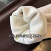 ¡Tela premium! Pantalones rectos de pierna ancha para mujer, mezcla de lana y cachemira, forro polar, gruesos, cintura elástica, tejido de punto fluido, para otoño e invierno