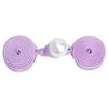 Hengmeihe Clase B Botón de Hebilla de Placa Cheongsam Placa de Perlas Incienso Estilo Chino Botón Tejido a Mano Accesorios Decorativos Dinastía Han