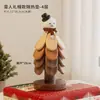 Muñeco de Nieve Árbol de Navidad Esterilla Aislante Mesa de Comedor Adornos de Gama Alta Creativo Madera Maciza Esterilla Antiescaldado Plegable Posavasos Esterilla para Tazón