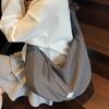 2026 Nueva Moda Bolso de Lona, Bolso de Lona Versátil Casual Artístico Tipo Dumpling, Bolso de Hombro Cruzado Ligero de Gran Capacidad Moderno