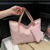 2026 Verão Nova Bolsa de Ombro de Grande Capacidade Versátil Bolsa de Axila Transfronteiriça Tendência Estilo Doce Bolsa de Mão Bolsa Tote para Mulheres