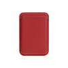 Para Apple 16 bolsa para tarjetas de teléfono móvil Magsafe cuero pu parte trasera magnética bolsa para tarjetas de teléfono móvil fábrica mayoreo