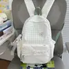 Mochila Estilo Coreano Fresca Estilo Japonês Ins Versátil para Alunos do Ensino Fundamental e Médio Mochila Escolar para o Dia a Dia Menina Mochila para Aluno do Ensino Médio