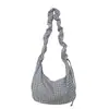 Bolsa de Ombro, Estilo Coreano da Moda e Leve, Bolsa Casual tipo Bolinho Ins, Bolsa Nuvem, Bolsa Xadrez, Bolsa Transversal de Alto Padrão Estilo Preguiçoso