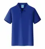 Polo Liso de Cor Sólida para Trabalho, Feito Sob Medida com Impressão de Logo, Camisas Culturais, Roupas de Trabalho Personalizadas, Bordado de Manga Curta