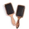 Peine de placa galvanizado de oro rosa, peine airbag, peine rizador de cabello, peine de masaje de rebote, peine de peluquería, disponible directamente de fábrica.