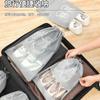 Bolsa de Armazenamento de Sapatos Não Tecida, Bolsa de Armazenamento de Sapatos para Viagem e Casa, Saco Protetor Contra Poeira, Capa de Sapatos Transparente para Viagem e Casa, Anti-Amarelamento