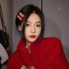 Horquilla festiva de Año Nuevo texto femenina buena suerte rojo pequeño copla creativa clip para flequillo lateral seguro clip feliz de pico de pato