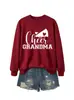 Sudadera deportiva casual cómoda versátil para mujer cheer grandma Amazon eBay tienda independiente capa base