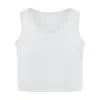 Camisola de Encaje Blanco para Mujer Estilo Nuevo 2025 Capa Interior Camisa Efecto Adelgazante Top Corto para Usar por Encima