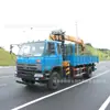 Chassi Dongfeng 145 com Guindaste Móvel Xcmg de 8 Toneladas, Modelo de Exportação com Comprimento da Caixa de Carga 8,5m
