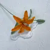 Capullos de Flor de Lirio Tejidos a Mano, Flores de Hilo Transfronterizas, Productos Terminados de Flores Tejidas, Ramos, Adornos Decorativos, Regalos Florales al por Mayor
