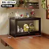 Vitrina para el Hogar para Figuras, Gabinete de Almacenamiento de Piso de Acrílico para Modelos de Juguete Lego con Luces y Cerradura, Vitrina Transparente