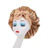 Amazon Explosiones Paté Lazo Cinta Seda Imitación Ala Ancha Ducha Lunar Gorro Belleza Peluquería Diadema Gorro de Noche Grande