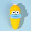Bloques de construcción de arcilla transfronterizos, squishies de maíz peculiares, maíz con expresión divertida, juguetes ASMR para aliviar el estrés, al por mayor