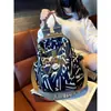 Mochila de Gran Capacidad con Estampado de Marca de Moda Dropshipping Nueva Moda Casual Mochila de Tela Oxford Bolsa de Viaje