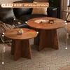 Mesa de Centro Sala de Estar Hogar Mesa de Té 2025 Nueva Elegante Pequeña Mesa Lateral de Sofá Mesa Redonda Pequeña Mesa de Té de Balcón Mesa Pequeña