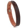 Nova joia transfronteiriça pulseira simples retrô de couro de primeira camada pulseira de couro multicolorida ajustável de moda personalidade europeia e americana